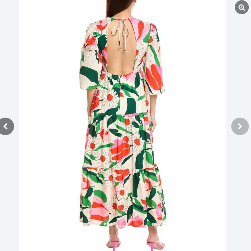 Flora Bea NYC Jimmi Maxi dress honolulu color Small S nwt
